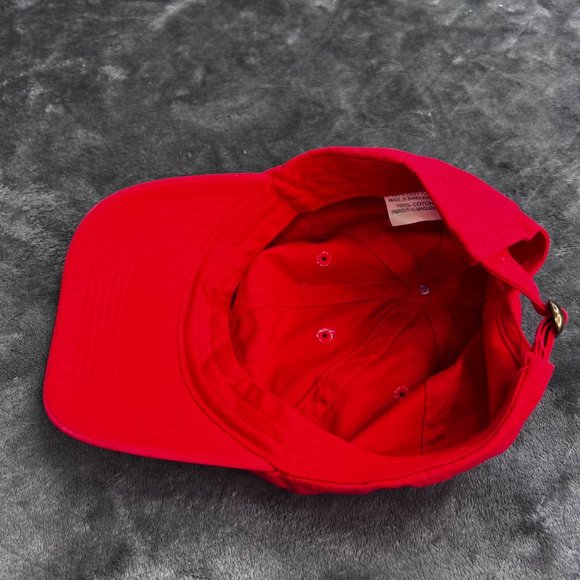 Just Canoe It Hat Platte River Nebraska Strapback Red Cotton Cap One Size - Picture 5 of 6